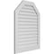 Ekena Millwork Octagonal Top Surface Mount PVC Gable Vent w/ 3-1/2"W x 1"P Standard Frame, 32"W x 42"H GVPOT32X4201SN - alternate 3